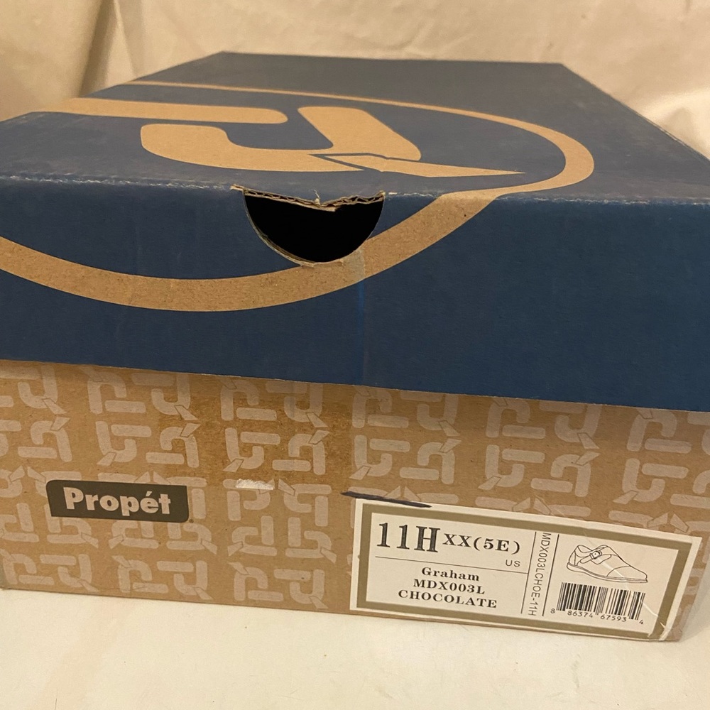 Prope’t brown leather or tho lite men’s dress shoes various sizes NIB - Picture 8 of 8